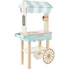 Chariot à glaces - Le Toy Van - LABEL TOUR - Pour enfant - Bleu et beige  - vertbaudet enfant