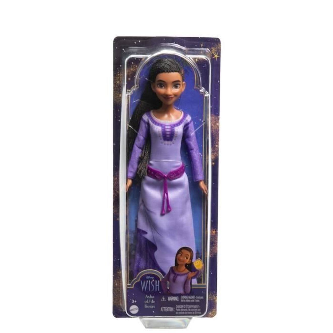 Poupée Asha - Mattel - Hpx23 - Poupée Mannequin Disney Violet