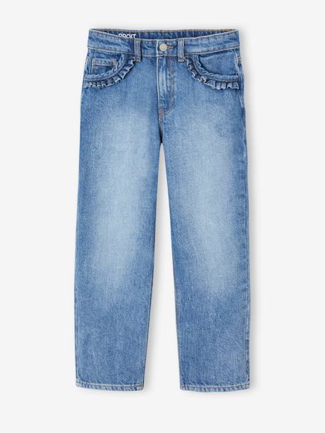 Fille-Jean fille droit MorphologiK tour de hanches large