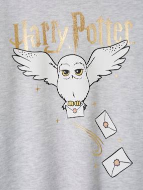 Sweat-shirt Fille Harry Potter Vertbaudet - Taille 5 Ans - Molleton 100% Coton - Motif "Back To Hogwarts" - Écru