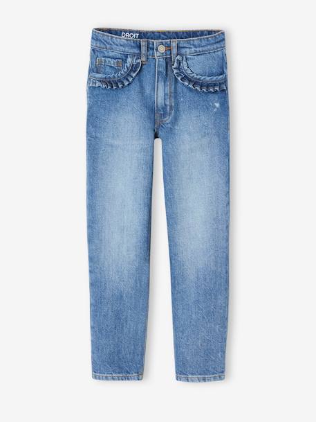 Fille-Pantalon-Jean fille droit MorphologiK tour de hanches Fin