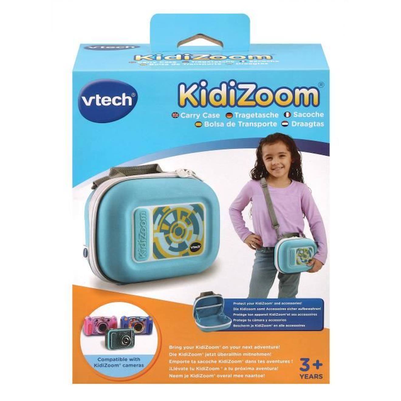 Sacoche VTECH Kidizoom Bleue - Pour appareils photos et vidéos KidiZoom - 3  ans + bleu - Vtech