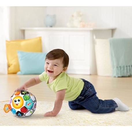VTECH BABY - Balle d'Éveil - Zozo, Mon Ballon Rigolo - Jouet Éducatif pour Bébé de 6 à 36 Mois BLANC 3 - vertbaudet enfant 