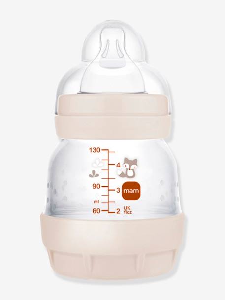 Mam - Biberon 130 ml spécial nouveau-né Easy Start anti-colique Nature Guardian sable
