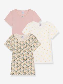 Lot 3 t-shirts manches courtes PETIT BATEAU  - vertbaudet enfant