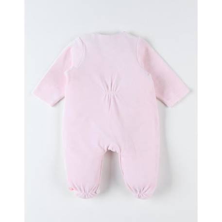 Pyjama dors-bien en velours BLEU+GRIS+ROSE 10 - vertbaudet enfant 