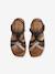 Sandales scratchées cuir enfant collection maternelle blanc+lot bleu 11 - vertbaudet enfant 