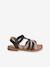 Sandales scratchées cuir enfant collection maternelle blanc+lot bleu 9 - vertbaudet enfant 