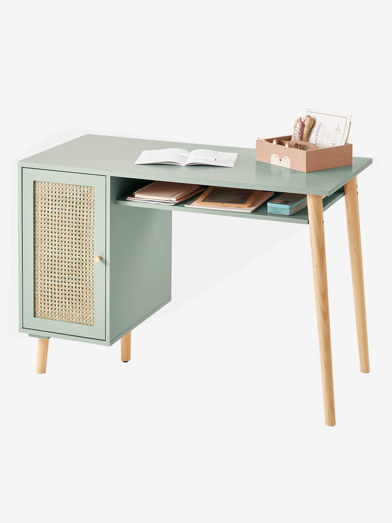 Bureau enfant LIGNE POÉSIE vert