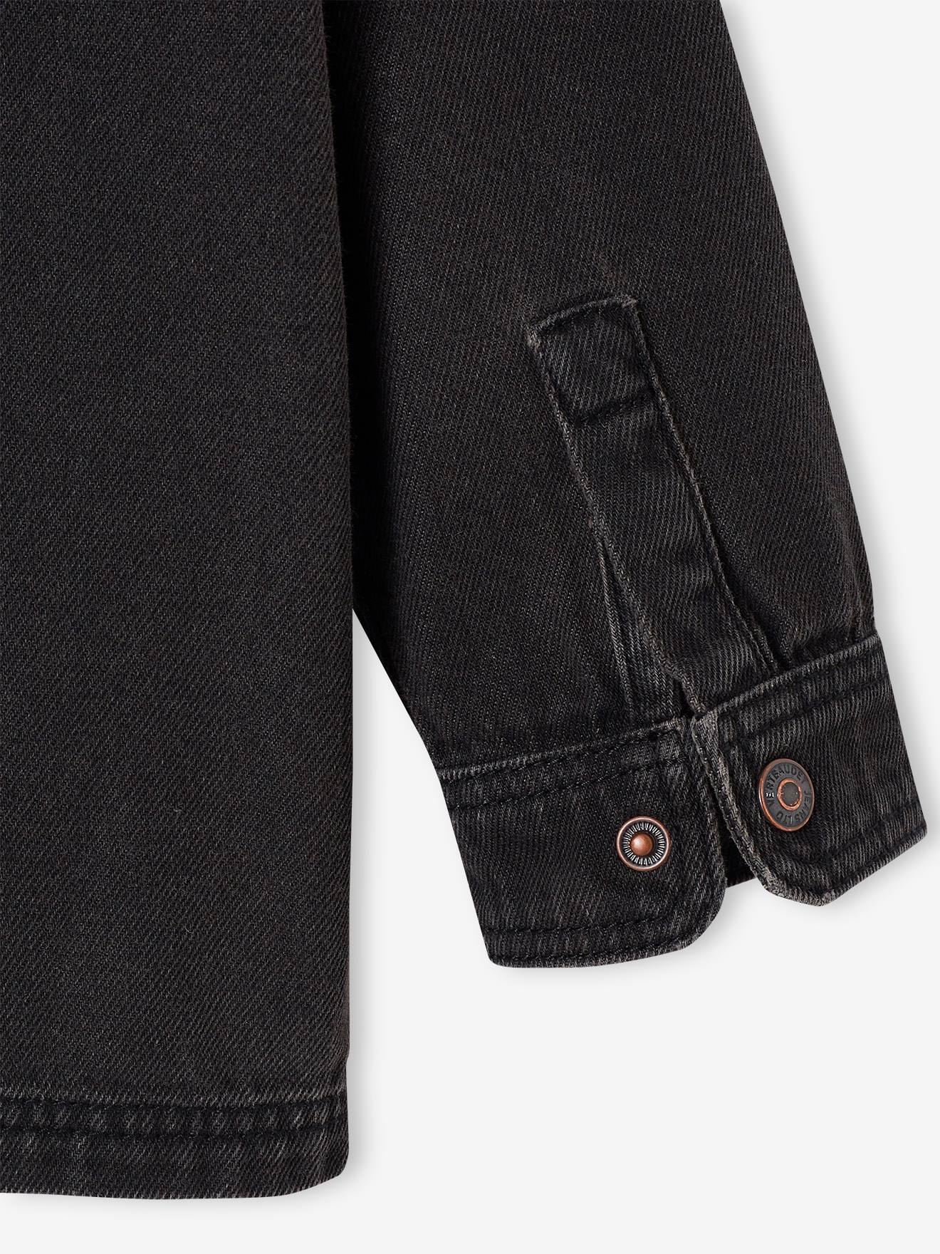 Chemise En Jean Garçon Vertbaudet - Poetic Farmer Denim Black, Taille 10 Ans