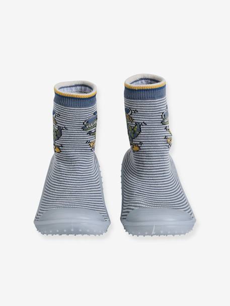 Bottes De Pluie Réfléchissantes Enfant Marine 38 - VERTBAUDET Semelle Antidérapante