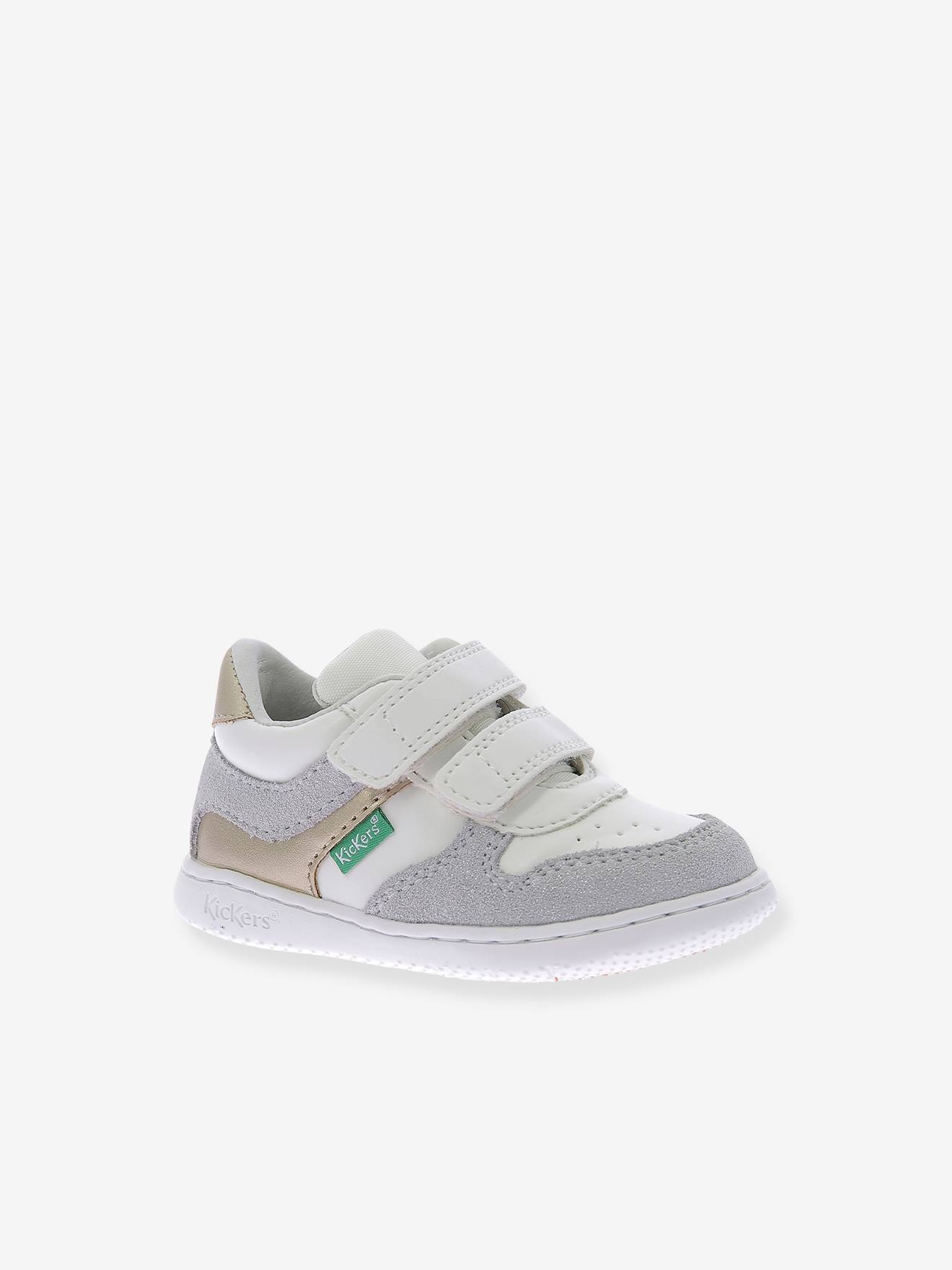 Baskets Scratchées Bébé Kickmotion 960554-10-32 Kickers® Gris