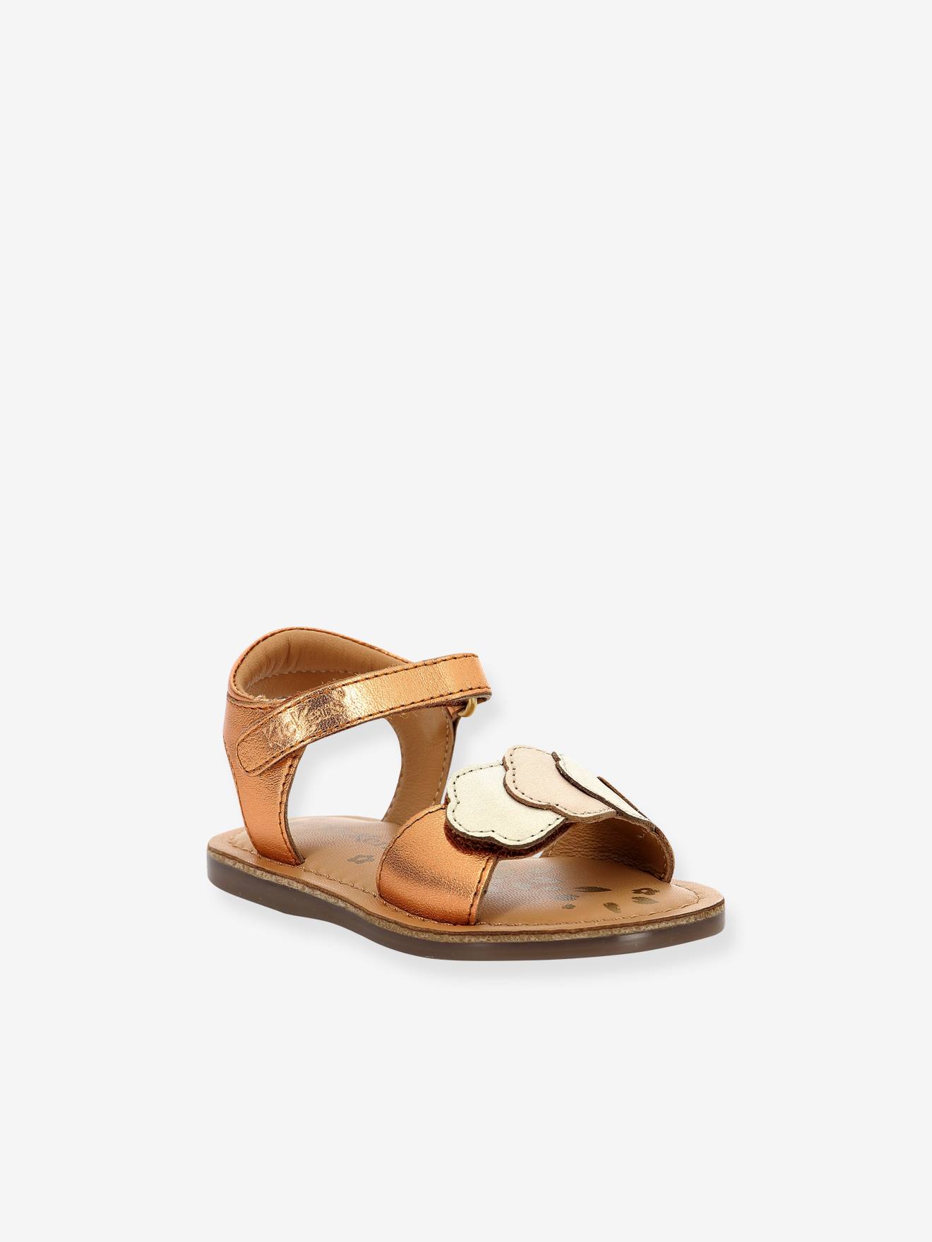 Sandales Cuir Bébé Dyastar 927291-10-17 Kickers® Orange