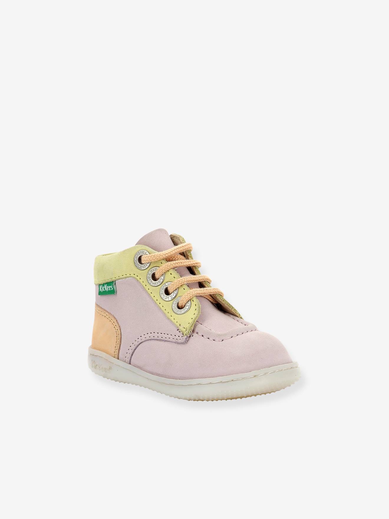 Kickers - Bottillons Cuir Bébé Kick Iconic 961610-10-133 Kickers® Rose