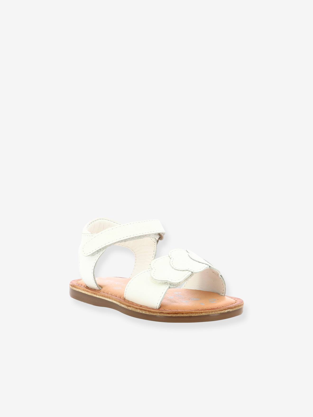 Sandales Cuir Bébé Dyastar 858582-10-3 Kickers® Blanc