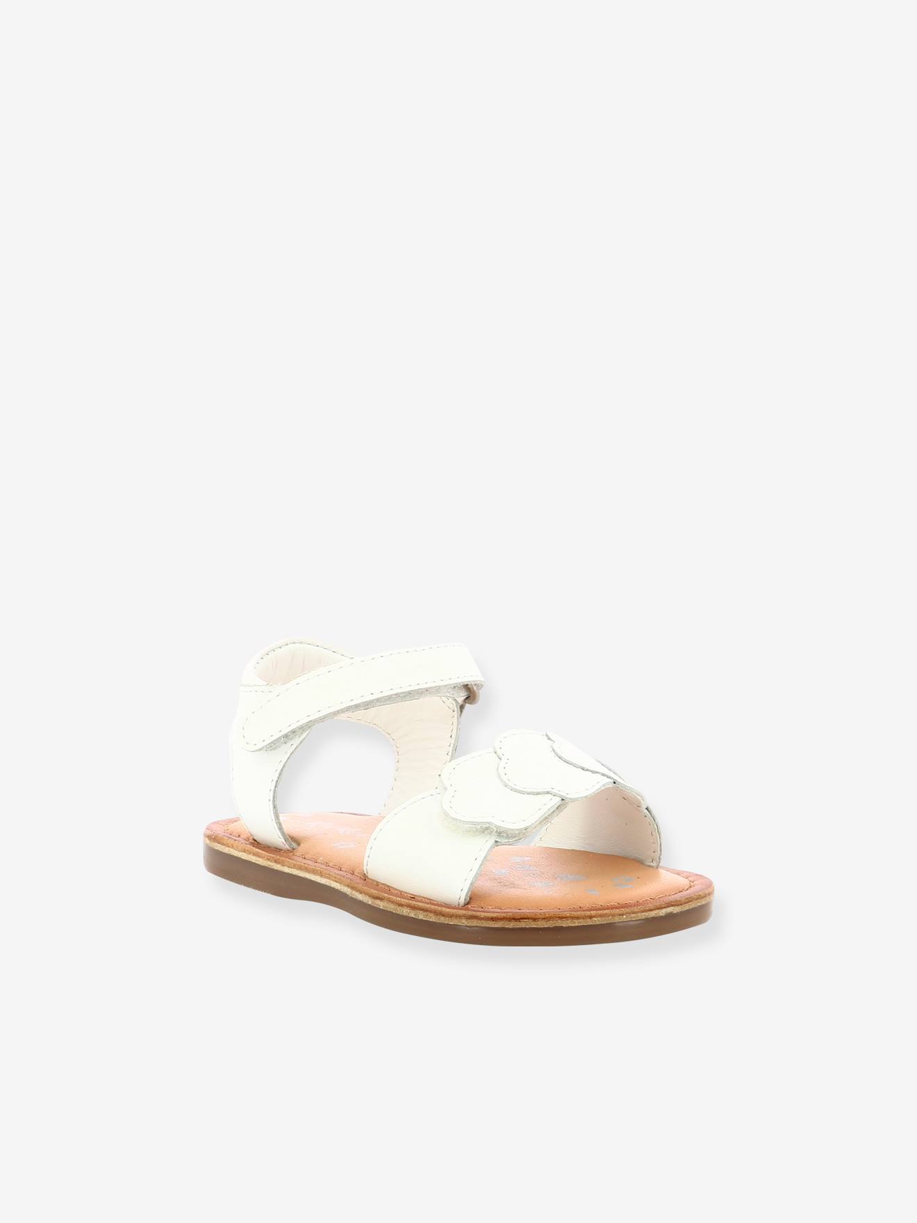Sandales cuir bb Dyastar 858582-10-3 blanc 65$