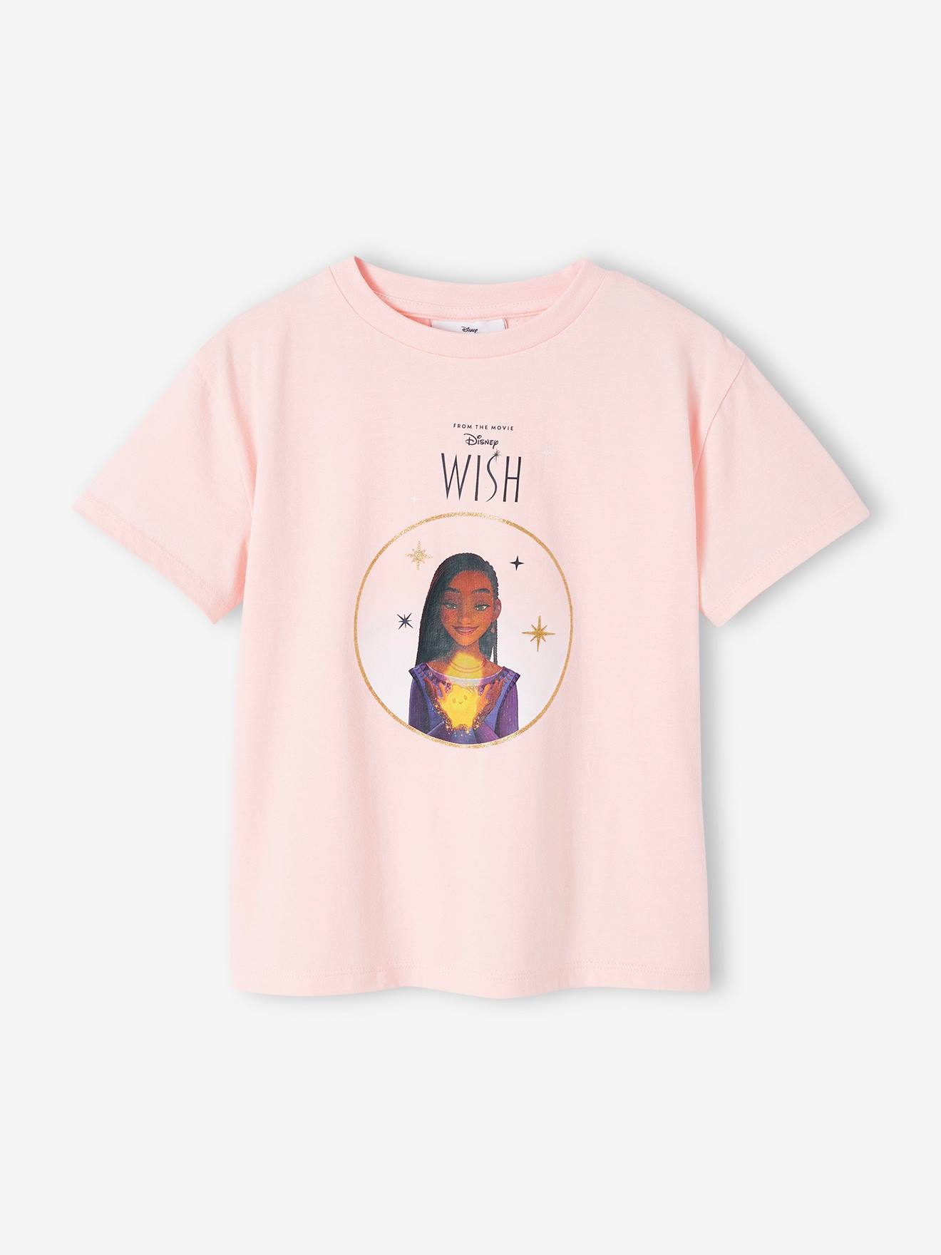 Tee-shirt fille Disney Wish rose