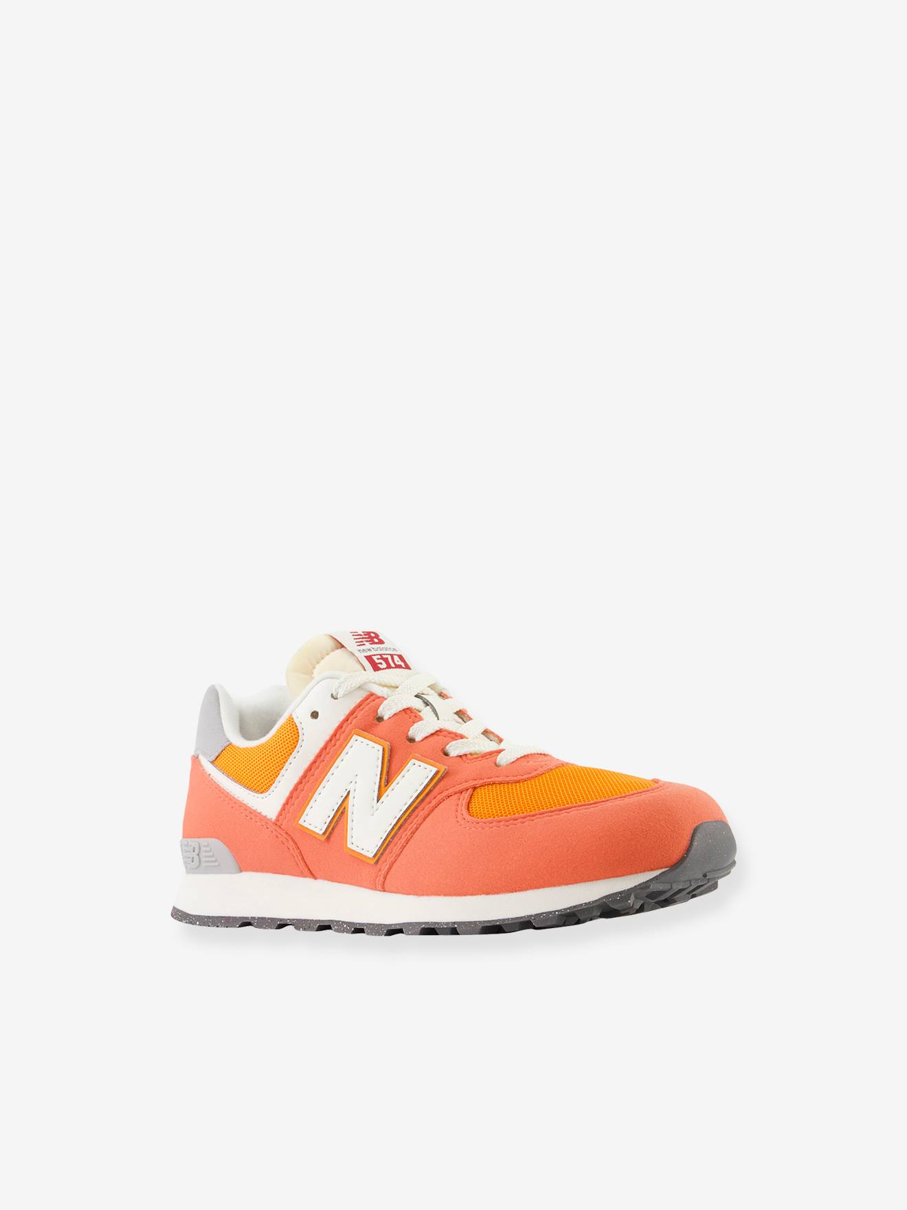 Baskets à lacets enfant GC574RCB rouge chiné