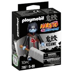 Jouet-PLAYMOBIL - 71117 - Kisame - Naruto Shippuden - Figurine avec épée Samehada et écharpe - Personnage de manga ninja avec accessoires