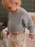 Pantalon large bébé avec ceinture à nouer écru 5 - vertbaudet enfant 