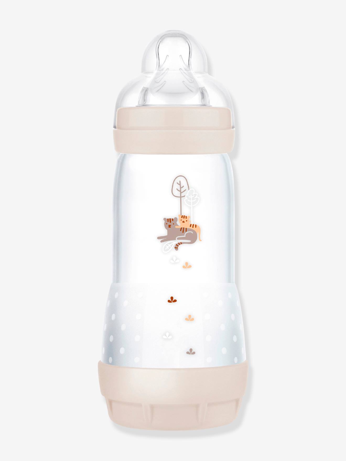 Biberon 320 ml MAM Easy Start anti-colique Nature Guardian sable