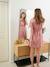 Robe-chemise courte gaze de coton grossesse et allaitement bleu électrique+vieux rose 8 - vertbaudet enfant 