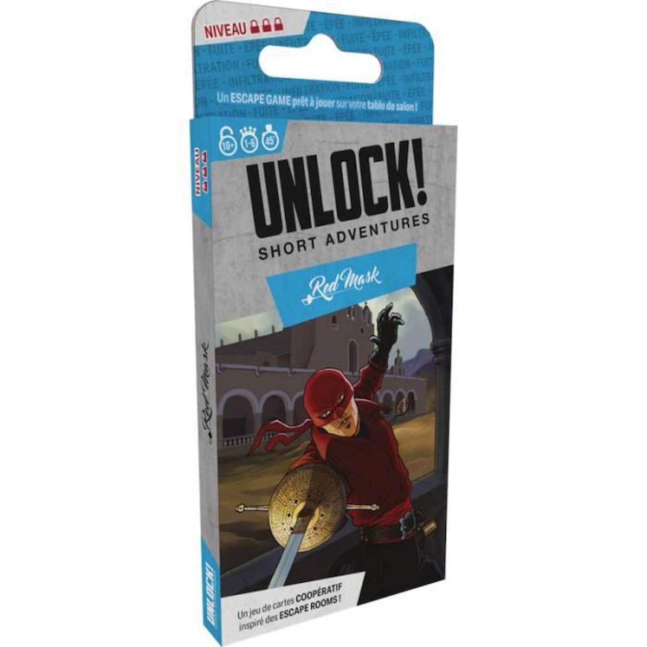 Jeu De Société - Ac-déco - Unlock! - Short Adventures : Red Mask - Escape Game - 1 Joueur Ou Plus - 