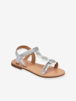 Chaussures-Sandales cuir enfant à scratchs Ibiscus PAR M. BELARBI