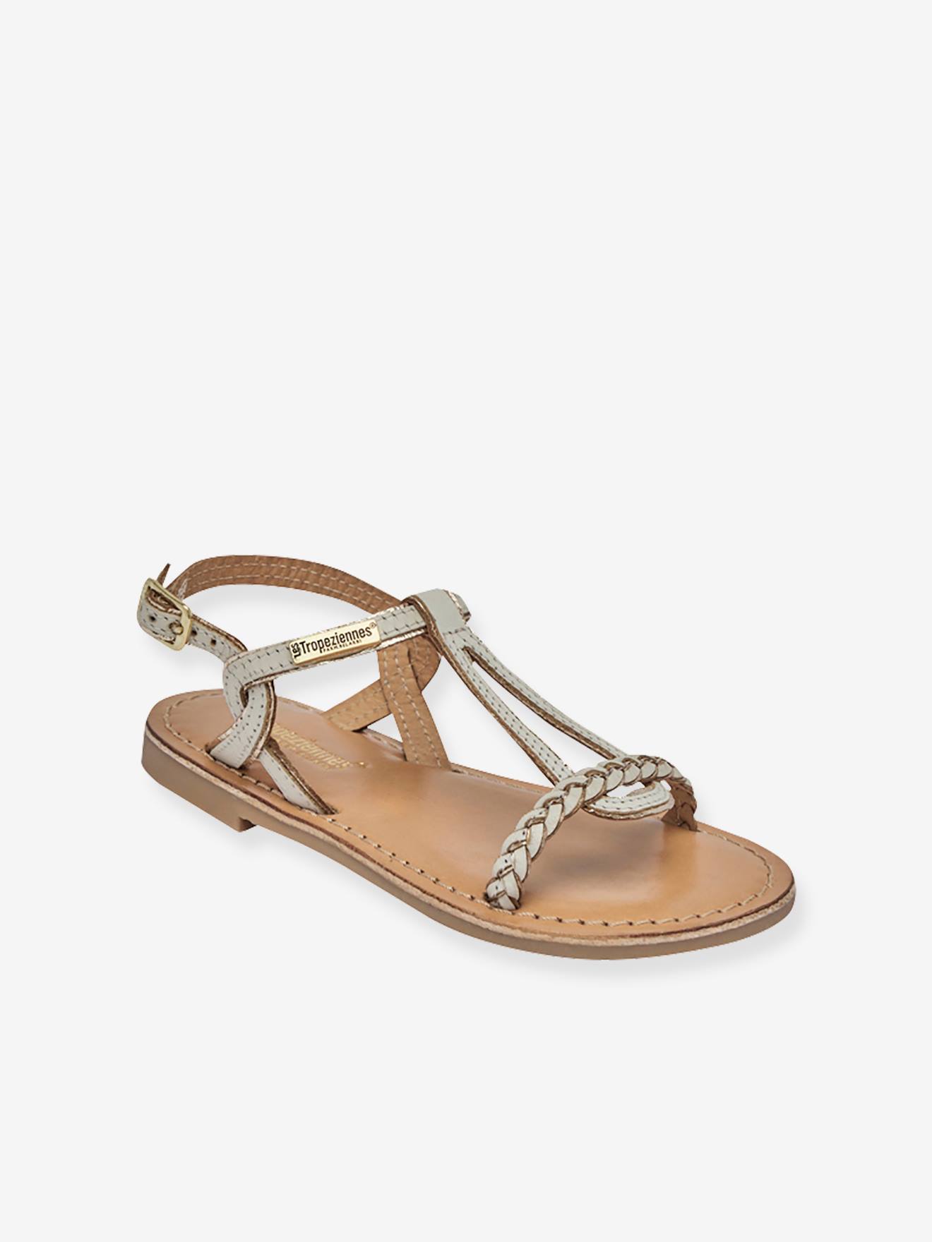 Sandales cuir enfant Bappy PAR M. BELARBI beige