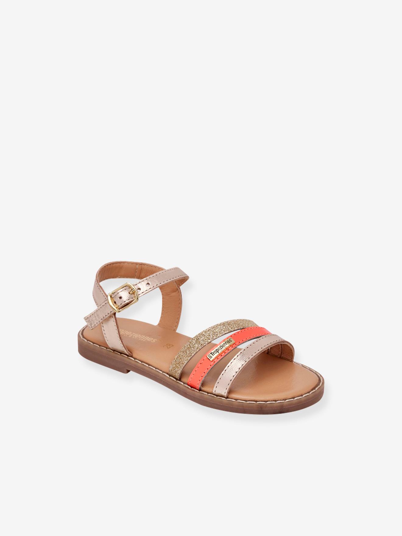 Sandales Cuir Enfant Iba Les Tropeziennes® Par M. Belarbi Corail