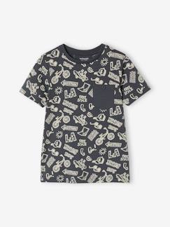 oeko-tex-T-shirt motifs graphiques garçon manches courtes