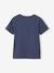 Tee-shirt Basics motifs animaliers garçon bleu ardoise+gris chiné 2 - vertbaudet enfant 