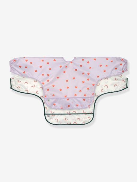 Lassig - Happy Rascals Lot de 2 Bavoirs manches longes avec poche