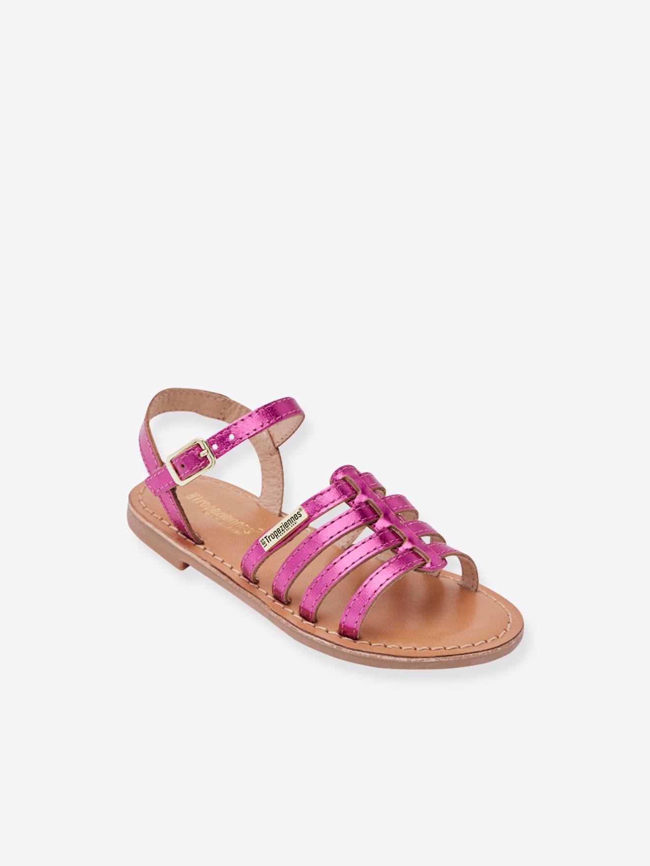 Sandales Berlioz LES TROPEZIENNES® fuchsia