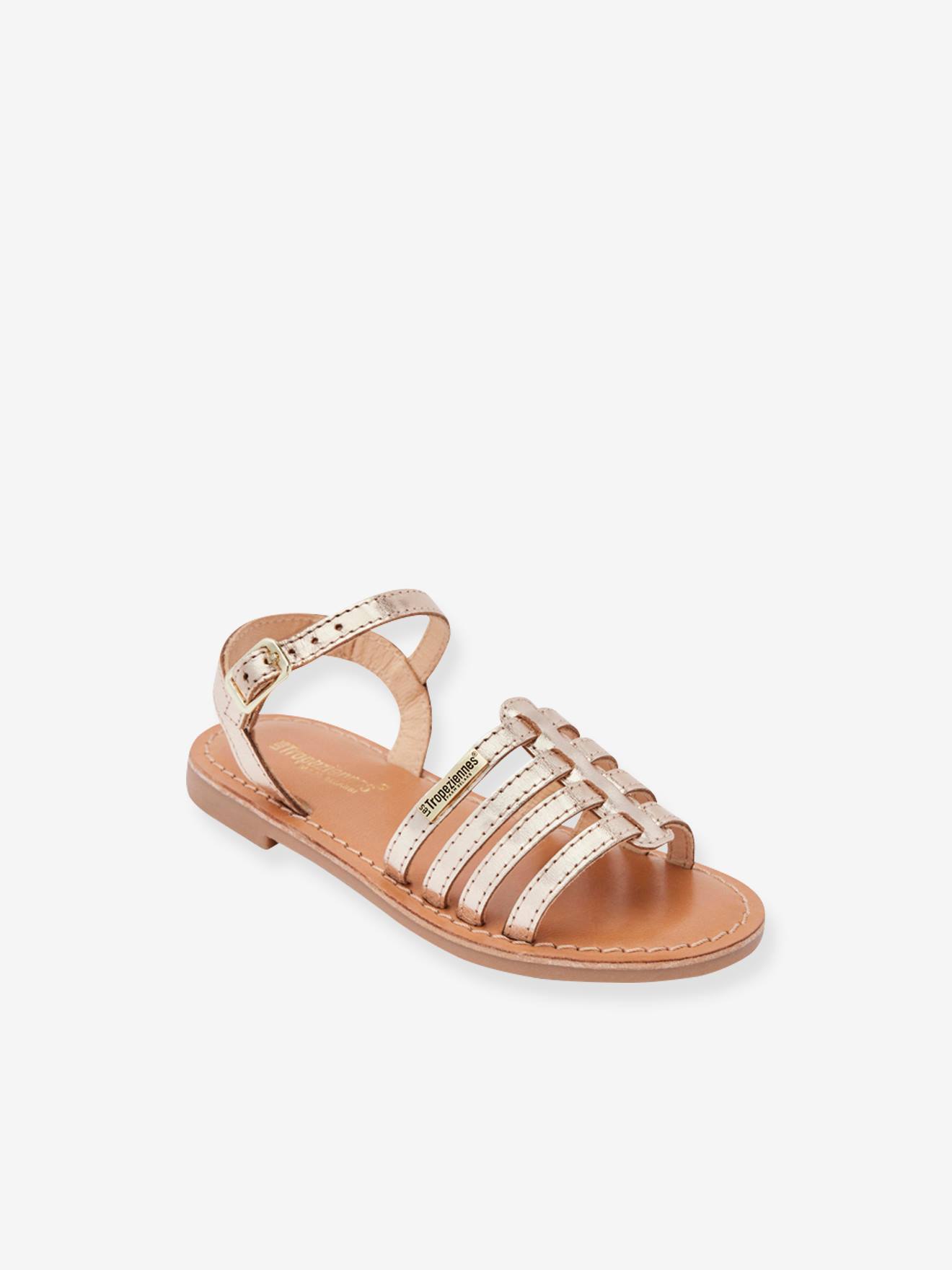 Sandales Berlioz LES TROPEZIENNES® beige doré
