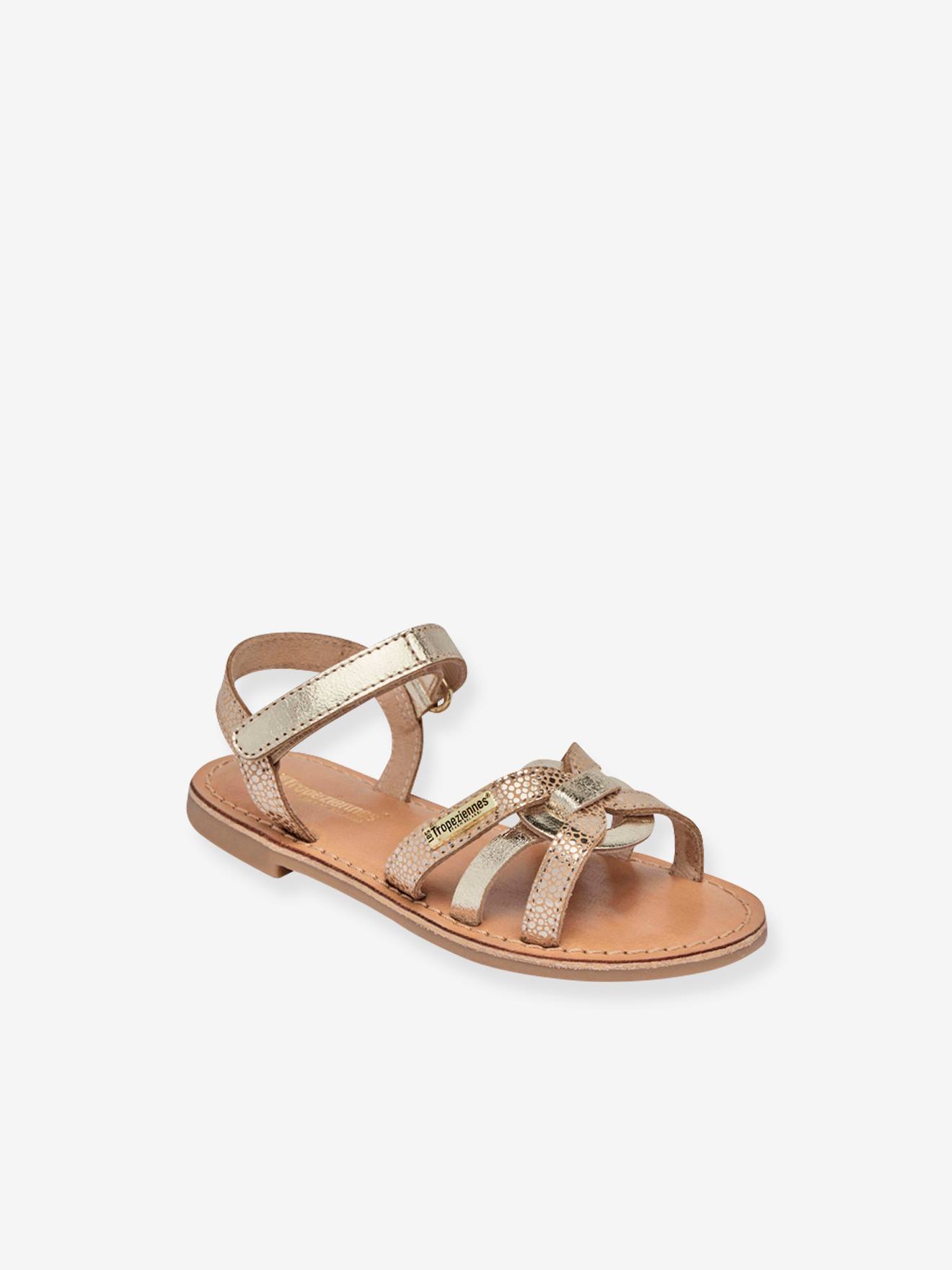 Sandales cuir enfant Badalia PAR M. BELARBI beige doré Sandales cuir enfant Badalia PAR M. BELARBI beige doré