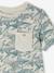 T-shirt motifs graphiques garçon manches courtes anthracite+blanc chiné+bleu ardoise+cannelle+lichen+noix de pécan+terracotta 6 - vertbaudet enfant 