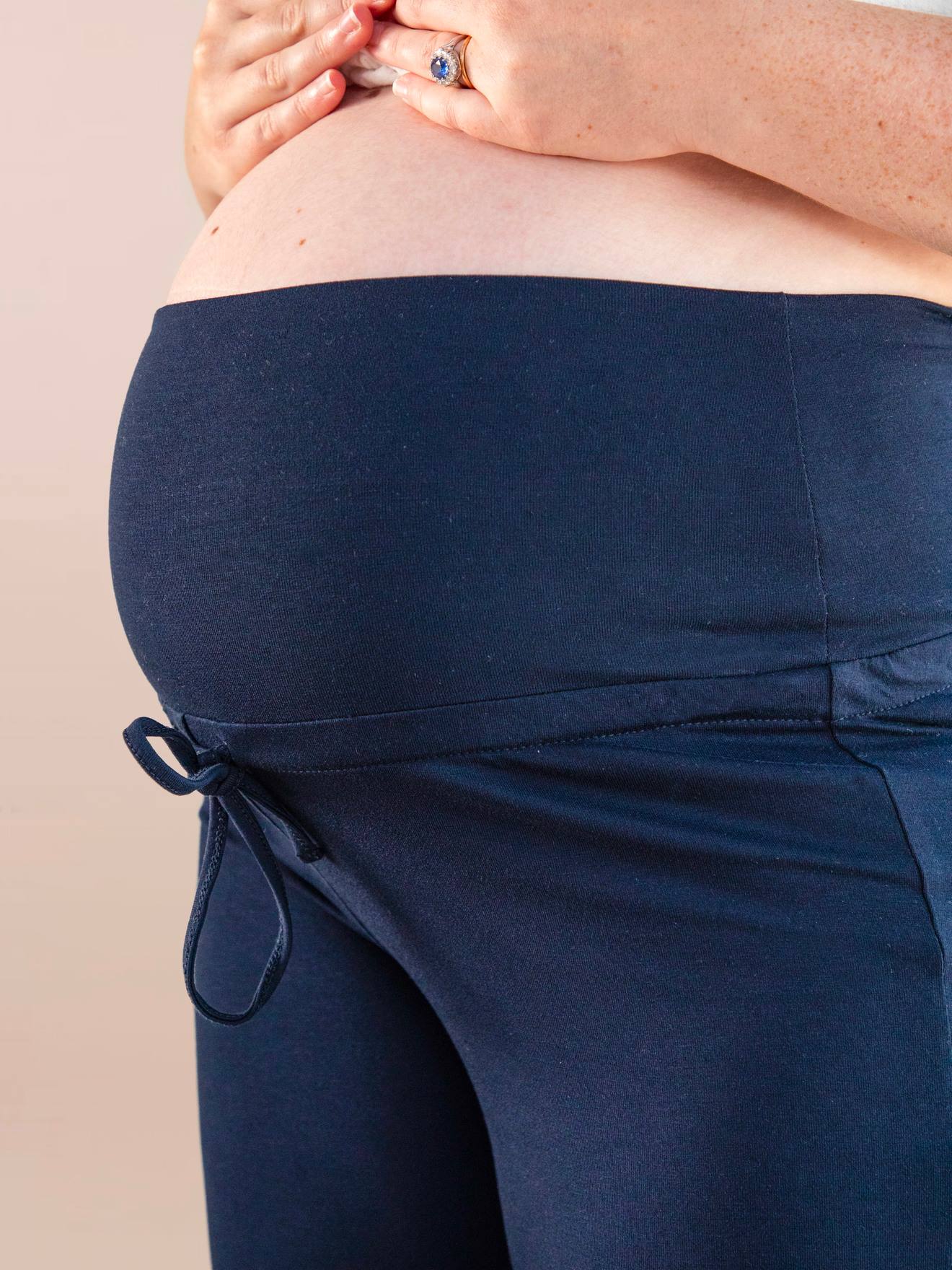 Pantalon de grossesse bootcut Pio marine