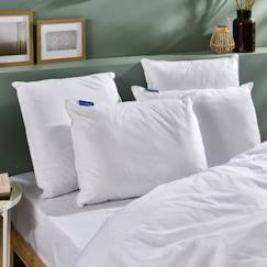 BLEU CALIN Oreiller 65x65cm Ferme - Doux et gonflant - Epaisseur réglable - Enveloppe 100% percale de coton  - vertbaudet enfant