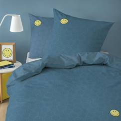 Linge de maison et décoration-Linge de lit enfant-Housse de couette-Parure de lit imprimée 100% coton, SMILEY SMILE. Taille : 140x200 cm