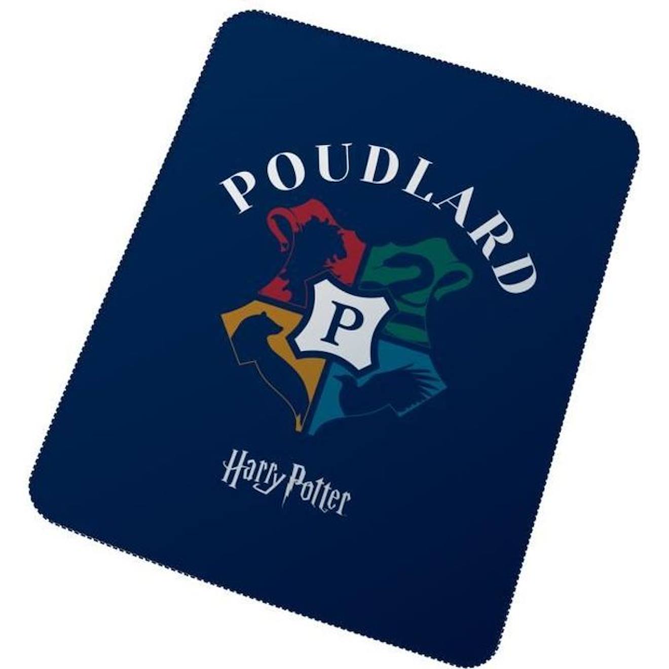 Plaid Harry Potter - Blason. Taille : 110x140 Cm Bleu