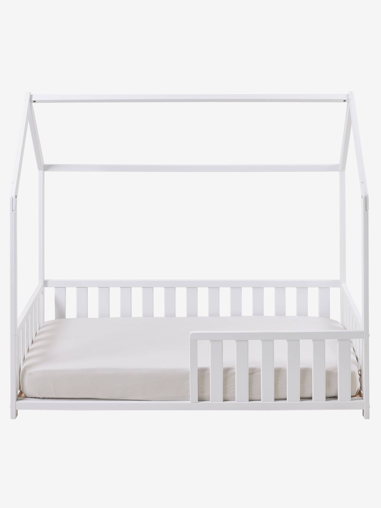 Lit enfant cabane 70x140 cm blanc (Vertbaudet) - Image 3