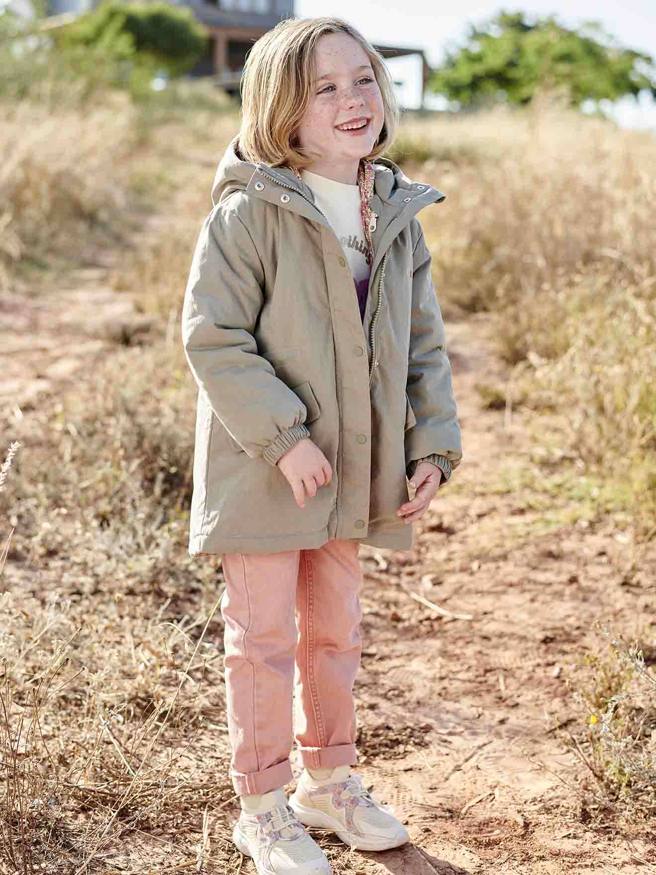 Pantalon Mom MorphologiK fille Tour de hanches médium pêche