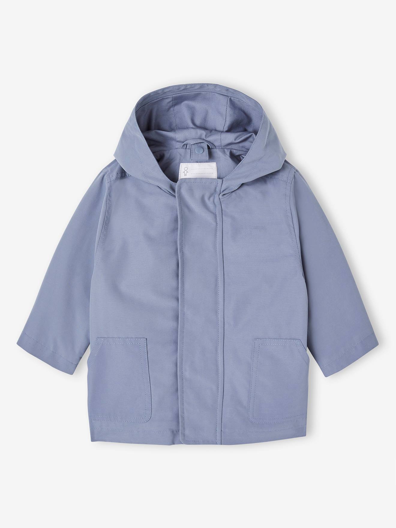 Parka 3 en 1 bébé avec doudoune matelassée amovible indigo