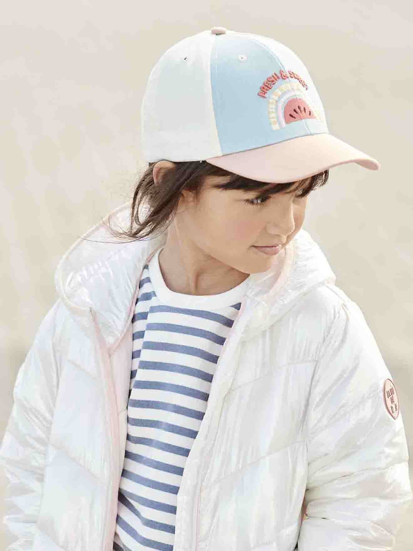 Casquette pastèque fille bleu ciel
