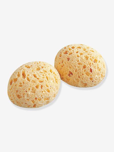 Nuk - Lot de 2 éponges végétales bébé jaune