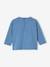 T-shirt message brodé personnalisable bébé en coton biologique bleu+écru 4 - vertbaudet enfant 
