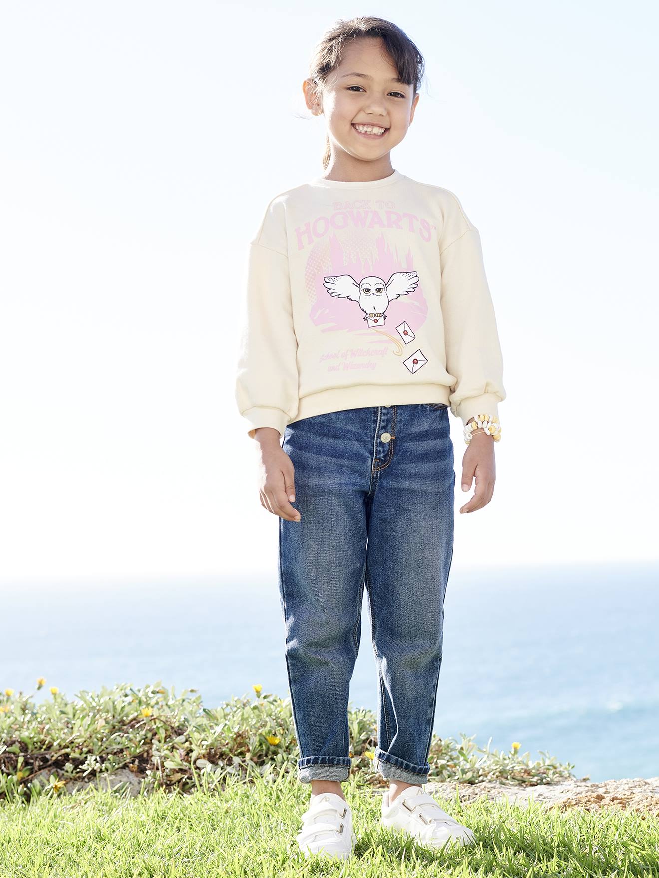 Jean Mom fit MorphologiK fille tour de hanches MEDIUM bleu jean