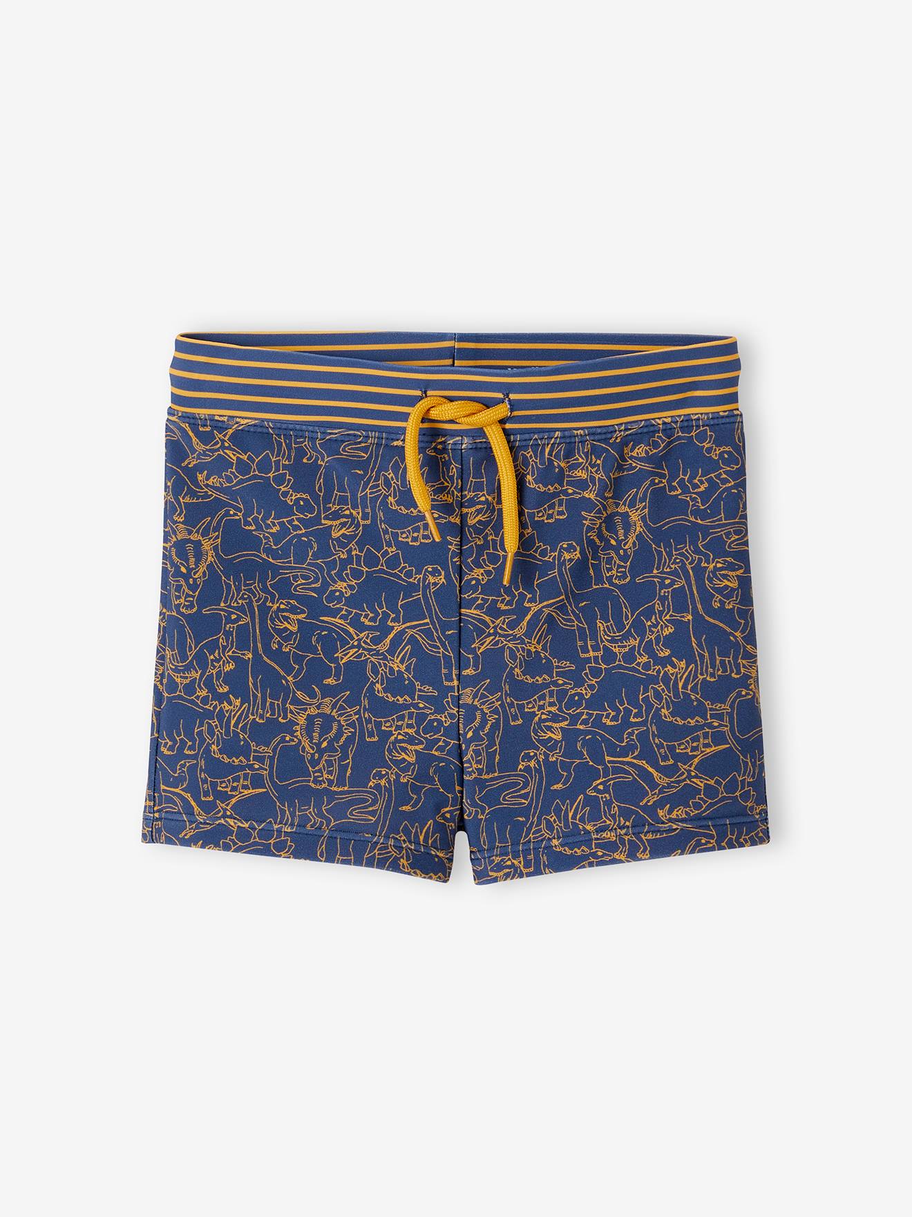 Shorty de bain dino garçon marine