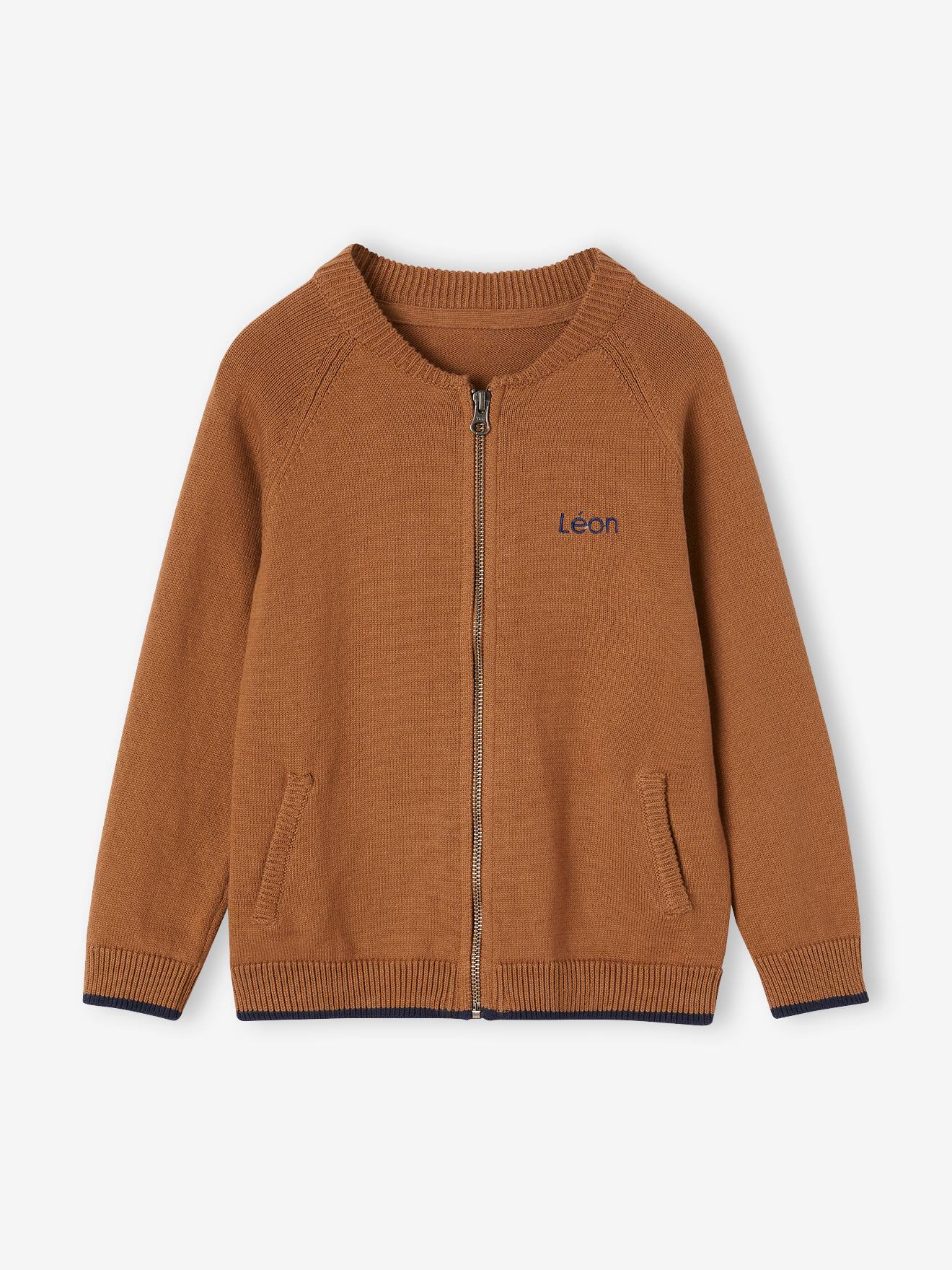 Pull cricket enfant en coton - Vert fonce | Paris